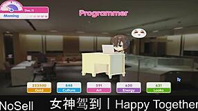 Visual novel dating simulator: Happy together part 16
