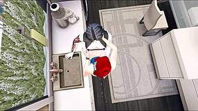 My goth girlfriend in The Sims 4 Futa series: Part 1
