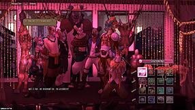 Public humiliation and rough sex in gay hentai game