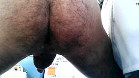 Solo play with a dildo from a gay amateur