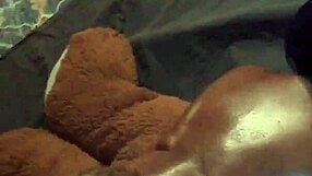 Beautiful black MILF with big ass, nerd boyfriend in action