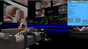 Beautiful positions in Second Life with an amazing girl (part 1)