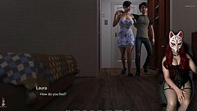 Animated porn with a golden-haired boy and fishnet theme