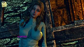 Beautiful anime girl in a curvy costume in Eternum 220 Remastered