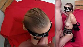 Deepthroat amateur gets big cock hard as a rock
