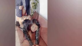 My petite Asian girlfriend loves rough anal sex