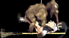 Beautiful anime porn gallery with Super Yaeko in 3D hentai game