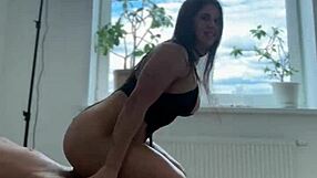 Beautiful Brazilian babe gets rough and squirting sex