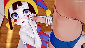 Pomni drops towel for uncensored wild 3D action