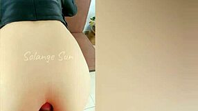 My petite Asian girlfriend loves rough anal sex