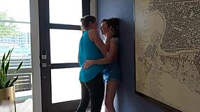 Lesbian scene with mature women and girl on girl action