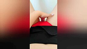 Shy stepsister's solo session leads to intense pleasure