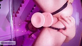 British redhead Shannon Huxley loves anal toys and boots