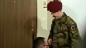 Straight Military Recruit Seduced in Underwear