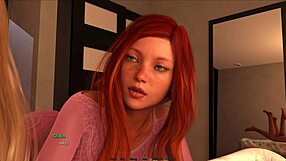 Beautiful waitress has sex in the bathroom in this porn movie