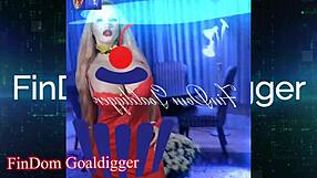 Beautiful goddess in cosplay, use rabbit toy to control and pleasure