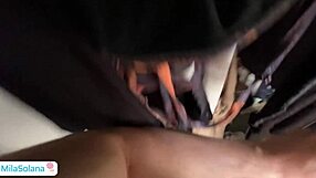 Innocent step-sister continues to ride dick after surprise