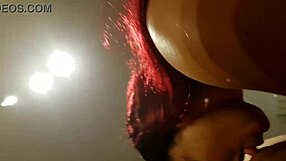 MILF needs a lesson: Ball licking and cum on face