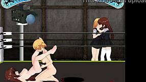 Princess of the ring: Nina vs Karin in a hot lesbian match