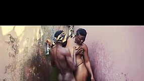 An amateur couple has sex in different positions and also has a facial and a creampie