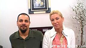 See a professional adult entertainer vigorously have sex with your spouse in this POV video