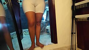 caught my latina stepmom recording for a porn site