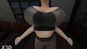 3D animated compilation of Black Widow's secret life