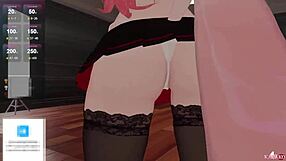 Vtuber Kanakovt's wild ride of teasing and anal play