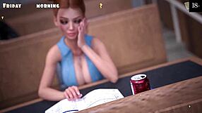 My small boobed and cute roommate gets fucked in part 3