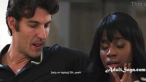 Black roommate exploits Nicole's porn addiction in dorm