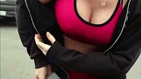 Clamita’s hot gym session followed by hot sex in car