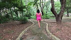 Sweating and dripping in public: the naughty nymph's tale