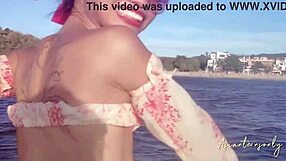 Petite teen enjoys water sports and tight pussy cumshots