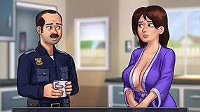 College life in animated hentai with big tits and monster cock action