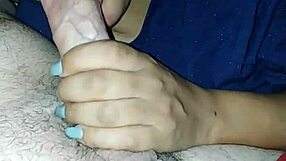 Pretty blonde gets facial with cum and loves it