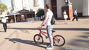 Russian gay man’s facial scene with cum shot