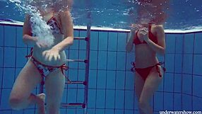Marusia and Melisa’s sensual underwater experience