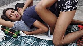 hanif pk and popy: bikini teen bangs neighborhood cutie. yummy interracial action unfolds!