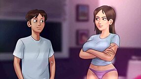 College life in animated hentai with big tits and monster cock action