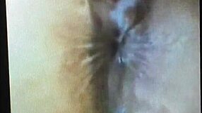 Enjoying a solo pleasure with a sex toy