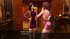 Cartoon porn with group sex and cumshots in a fashion business game