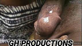 A black beauty gives me a fast blowjob and fuck in missionary position