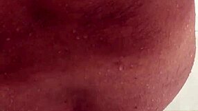 Gay masturbation and anal play in the shower