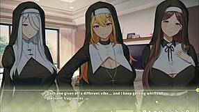 Big cock leads to a harem of sexy teens