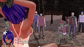 3D animated hentai game with Ricca and magic dildo