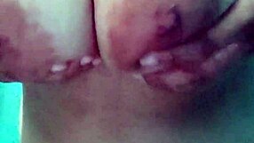 Beautiful big tits amateur bath time pleasure show
