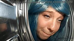 Help! My Step-Mom Got Stuck in the Machine and I Banged Her Hard!