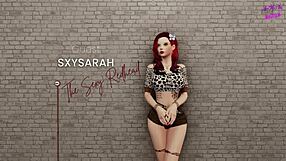 3DXChat game - Redhead gets what she deserves in this adult game