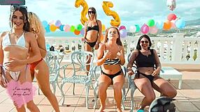this beach party is getting wild 🏖️