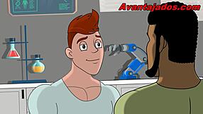 High-quality gay animated porn with a Brazilian twist